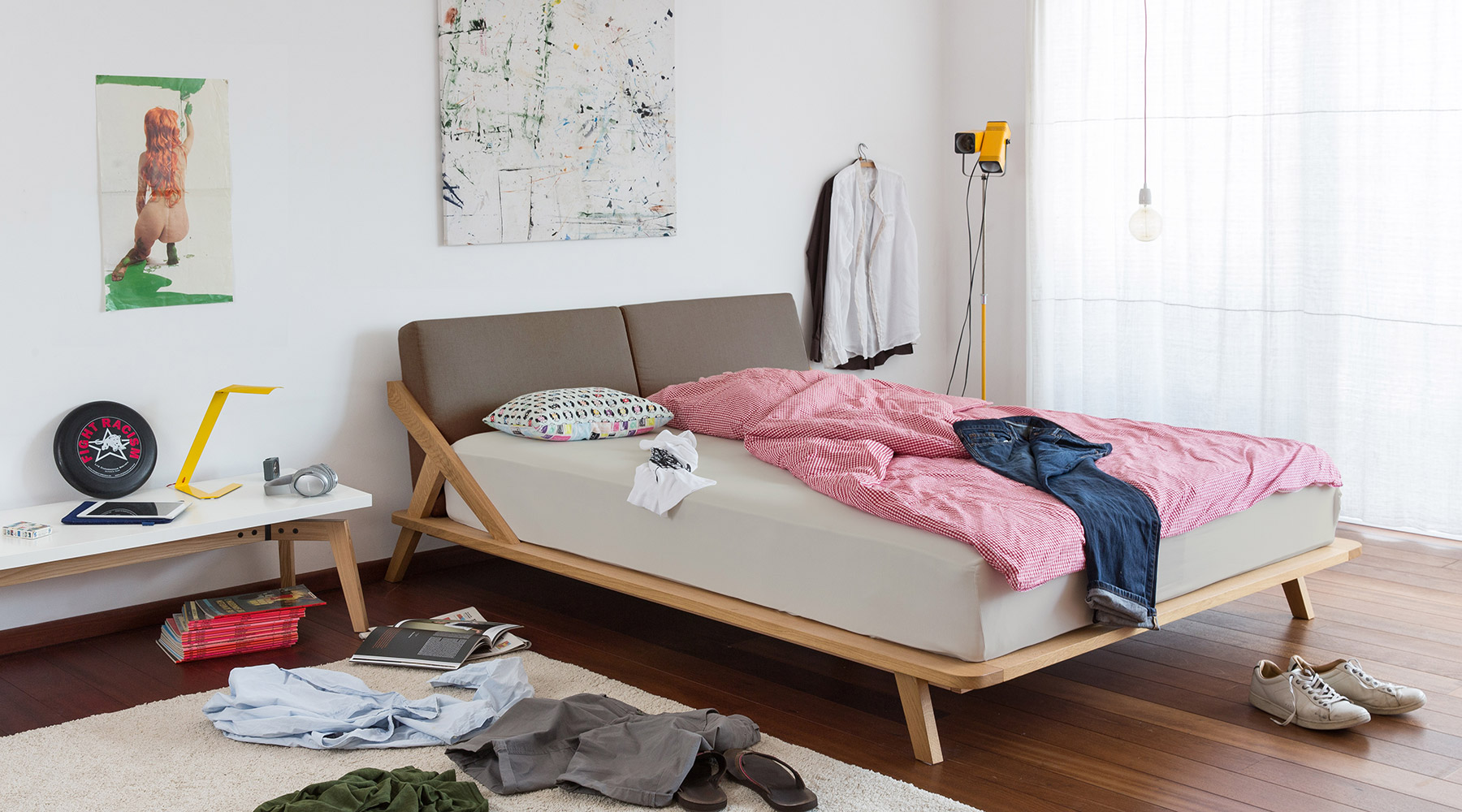 Neue Farben für die Nordic Space Kollektion von Ellenberger Design Nordic Space Bett