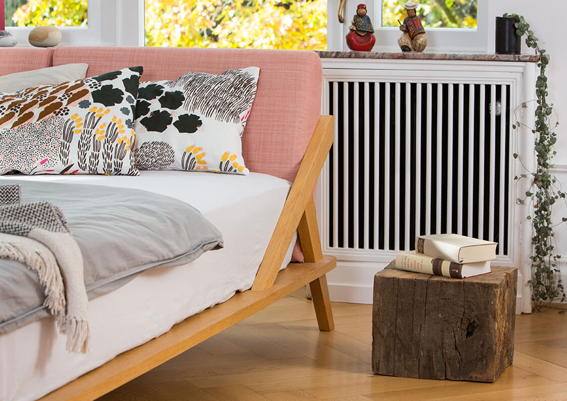Nordic Sapce Bett aus Massivholz - Handwerk und Design